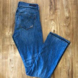 Express Barely Boot Mod Rise Jeans